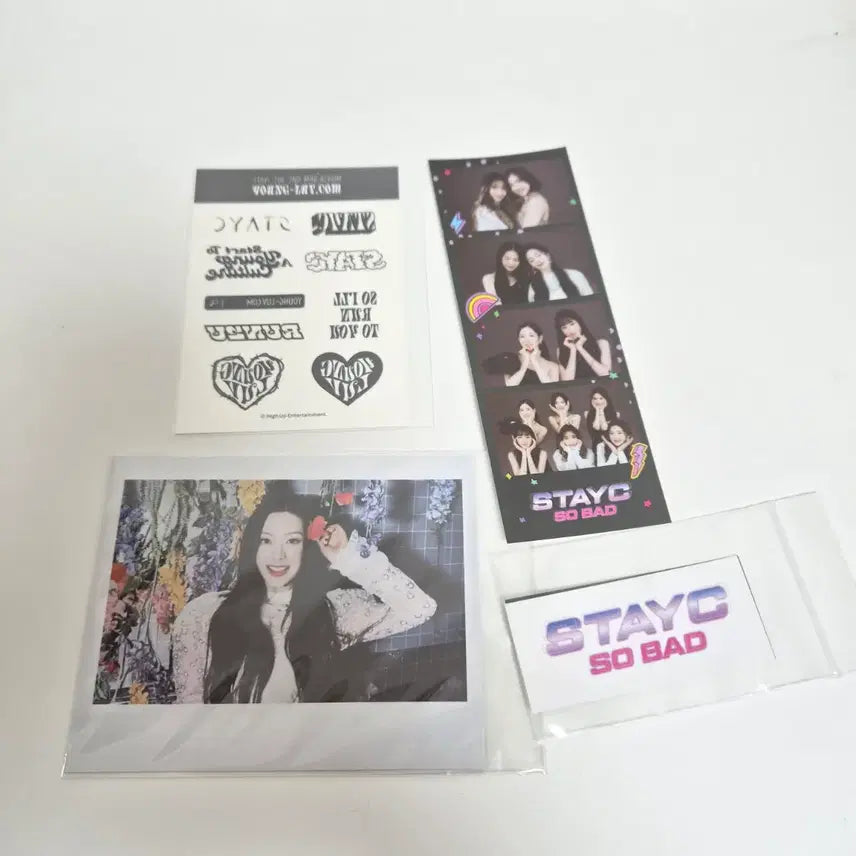 [BUNJANG] STAYC Sieun Photocard, Album Goods, Stickers Bundle Set / 스테이씨 세은포카 앨범 굿즈 스티커 등