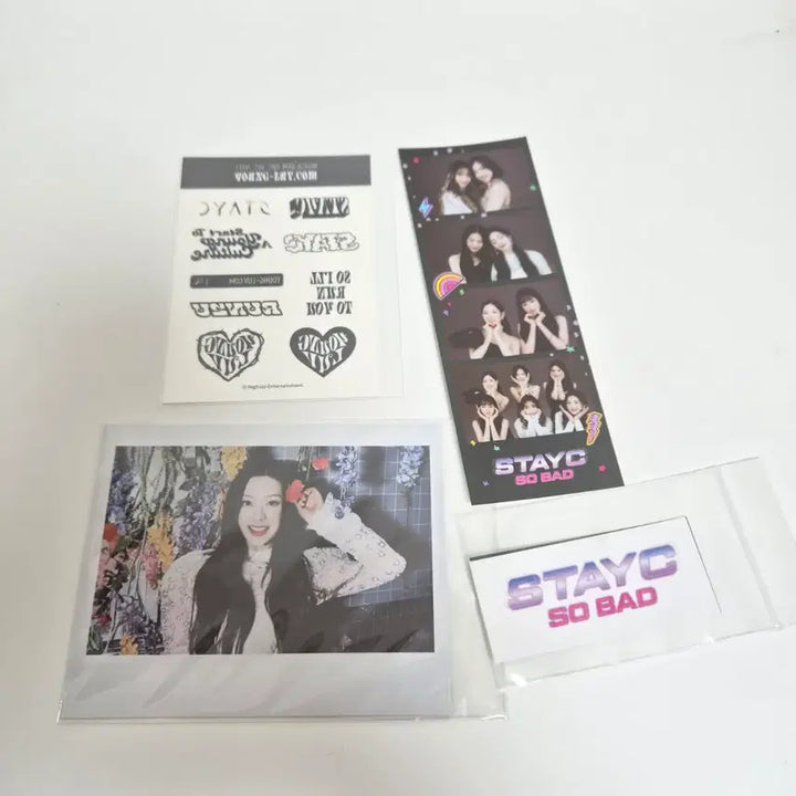 [BUNJANG] STAYC Sieun Photocard, Album Goods, Stickers Bundle Set / 스테이씨 세은포카 앨범 굿즈 스티커 등
