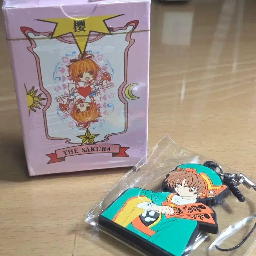 [BUNJANG] Cardcaptor Sakura Card Set &amp; Shaoran Rubber Keychain / 카드캡터 굿즈 세트