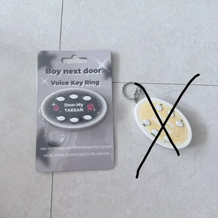 [BUNJANG] BOYNEXTDOOR Leehan Voice Keychain / 보이넥스트도어 태산 음성 키링