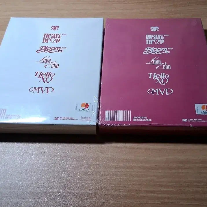 [BUNJANG] Resene Lip Balm Album Set White/Pink (Sealed) / 리센느 립밤 앨범 화이트/핑크 2장 세트 미개봉앨범 sealed