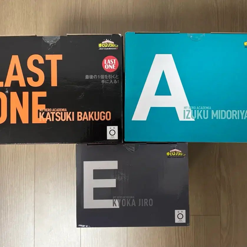 [BUNJANG] My Hero Academia Ichiban Kuji Last One Katsuki Bakugo, A Prize Izuku Midoriya, E Prize Kyoka Jiro Figure Bundle Set (Sealed) / (미개봉)나히아 제일복권 라스트원 바쿠고, A상 미도리야, E상 지로쿄카 피규어 일괄!