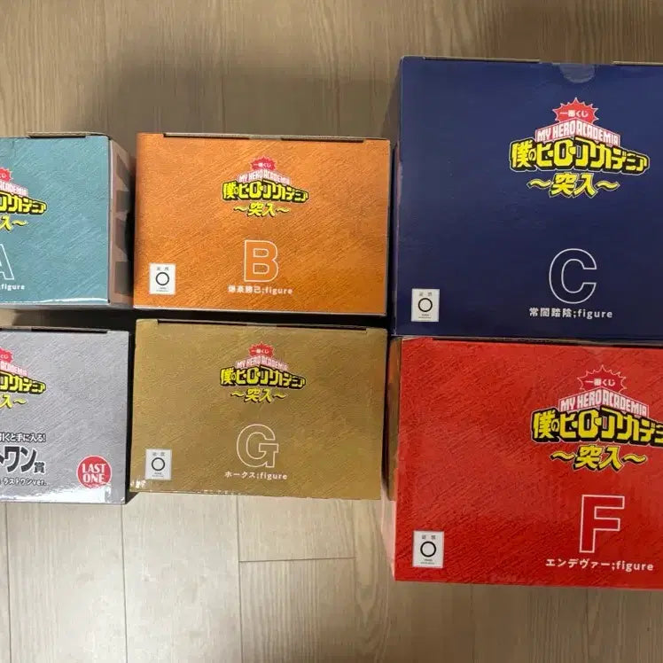 [BUNJANG] My Hero Academia Ichiban Sho - "Assault" Series Sealed Figures Bundle Set (Deku, Bakugo, Tokoyami, Endeavor, Hawks, Mirko) / (미개봉)나히아 제일복권 돌입 A상미도리야,B상바쿠고,C상후미카게,F상엔데버,G상호크스,라스트원 미르코 피규어 일괄!