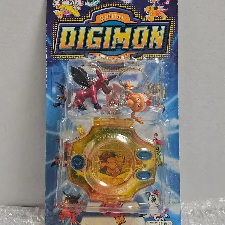 [BUNJANG] Digimon Mini Figure Keychain Digivice Set (Sealed) / 고전완구 디지몬 미니피규어 열쇠고리 디지바이스 세트 미개봉품
