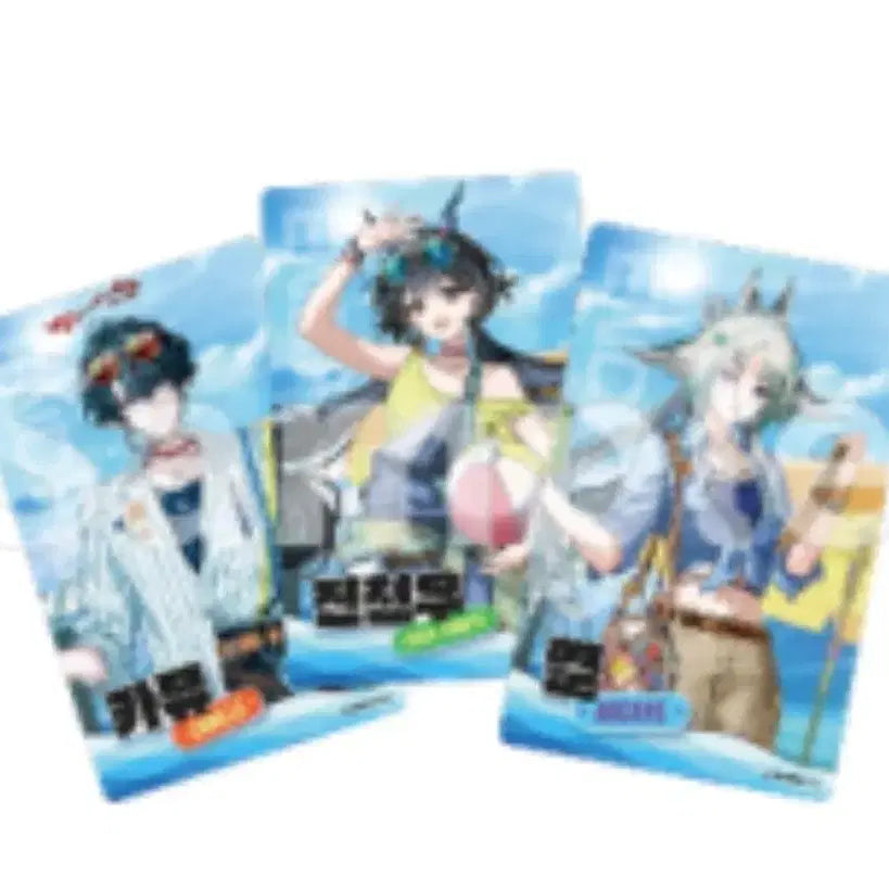 [BUNJANG] Arknights Einfield Frankburger Shinchon Pop-up Photocard Set (3 types) / 명일방주 앤드필드 프랭크버거 신촌 팝업 포토카드 3종 세트 결 진천우 카뮤