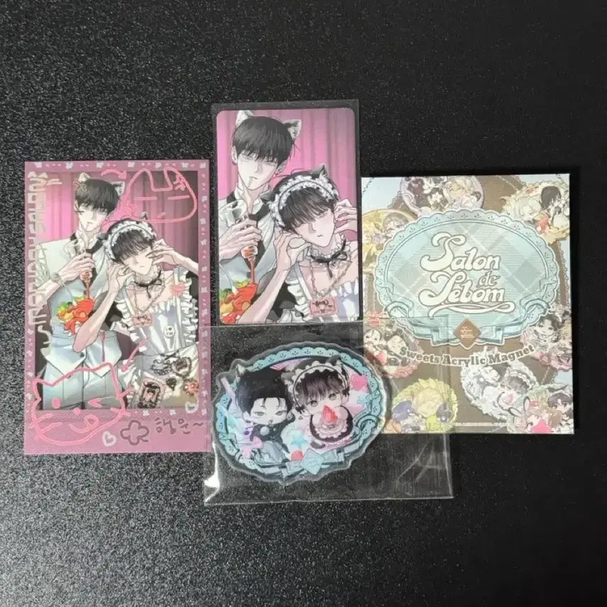 [BUNJANG] Le Bom Salon De Bom Monday Savior Deco Pack Acrylic Magnet / 레봄 살롱드르봉 월구 데코팩 아크릴 마그넷 월요일의 구원자 포토팩