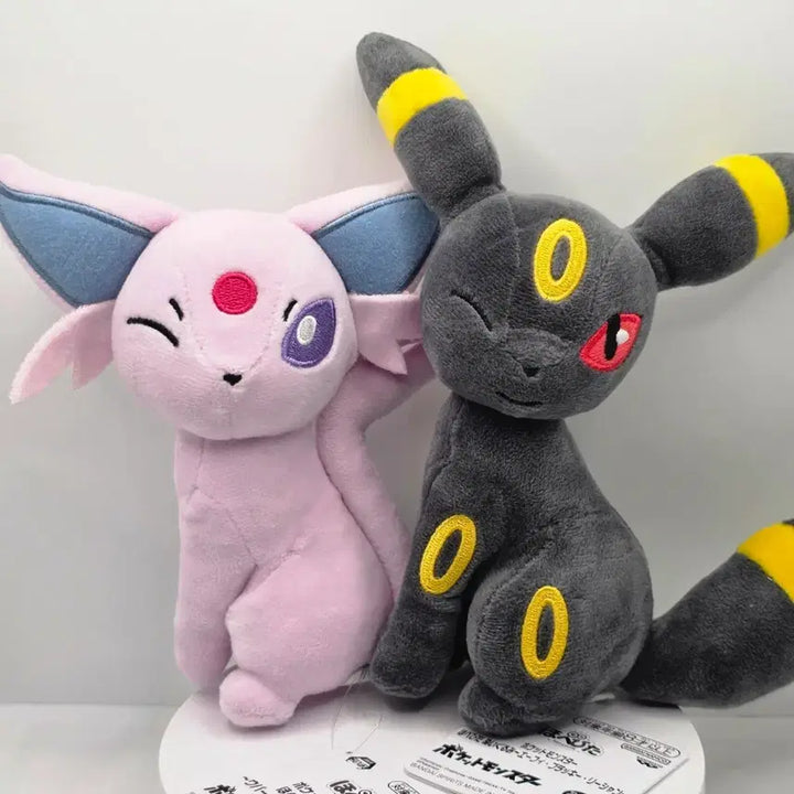 [BUNJANG] Banpresto Pokemon Umbreon &amp; Eevee Hopipita Plush / 택비포함) 반프레스토 포켓몬스터 블래키&amp;에브이 세트 호페피타 인형 판매합니다
