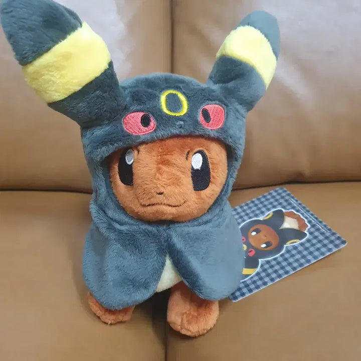 [BUNJANG] Pokemon Poncho Umbreon Eevee Plush / 포켓몬 판초 블래키 이브이 인형