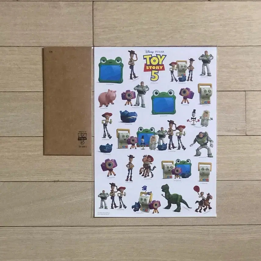 [BUNJANG] Toy Story 5 TTT Sticker / [토이스토리5] TTT/스티커