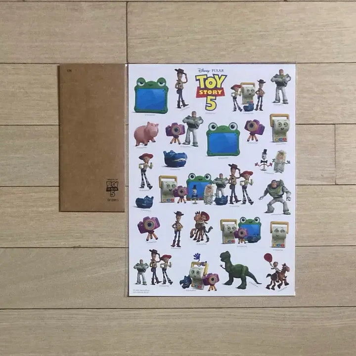 [BUNJANG] Toy Story 5 TTT Sticker / [토이스토리5] TTT/스티커