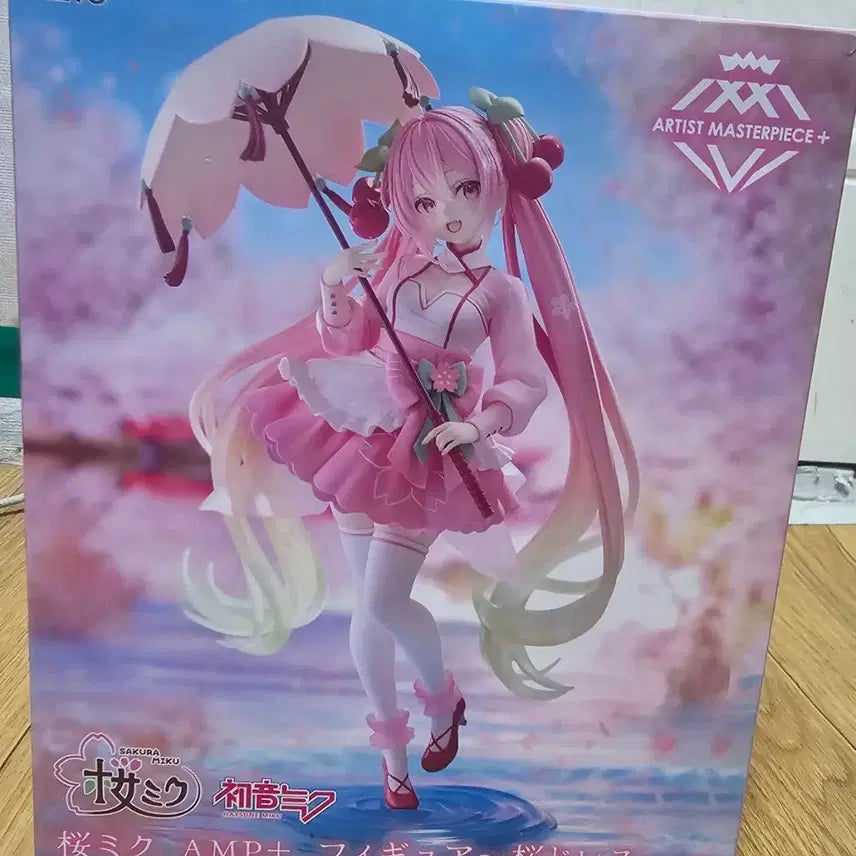 [BUNJANG] TAITO Sakura Miku AMP+ Figure Cherry Blossom Dress Ver. / TAITO 사쿠라 미쿠 AMP+ 피규어 벚꽃 드레스 ver.