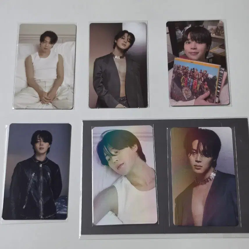 [BUNJANG] BTS Jimin Face Album Weverse Japan Universal POB Bundle Set Photocard / BTS 지민 페이스 Face 앨범 특전 포카 일괄 / 위버스 일본 유니버셜
