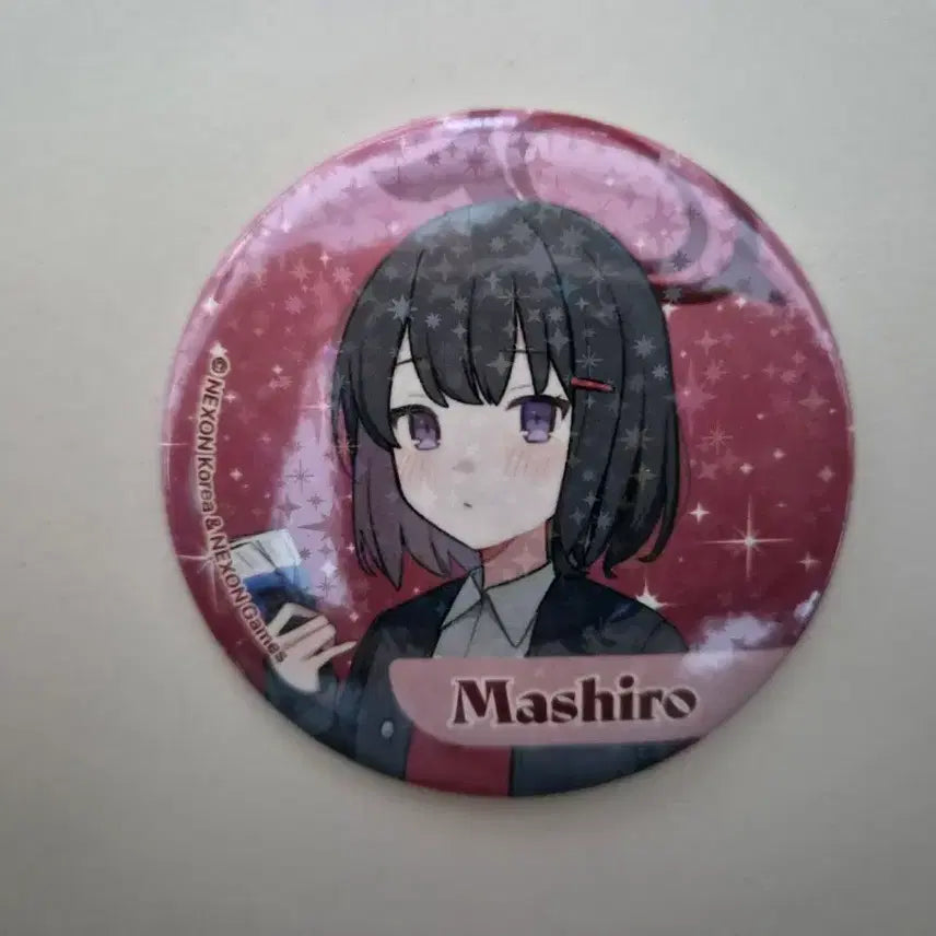 [BUNJANG] Blue Archive Shizuyama Mashiro Can Badge / 블루아카이브 마시로 캔뱃지