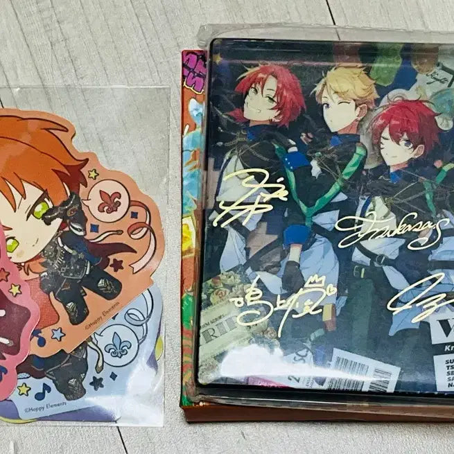 [BUNJANG] Ensemble Stars! Knights Trip Acrylic Block + Thanksgiving Festival Sticker Bundle Set / 앙스타 나이츠 트립 아크릴블럭 + 감사제 스티커