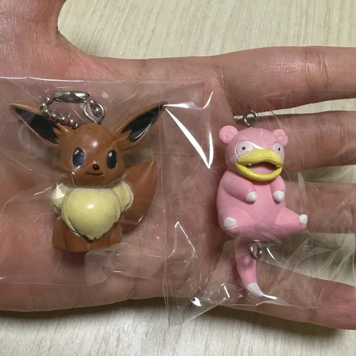 [BUNJANG] Pokemon Eevee Slowpoke Keyring Bundle Set / 일괄) 고전 포켓몬 이브이 야돈 키링