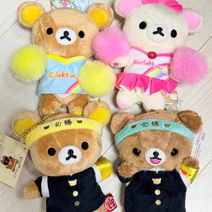 [BUNJANG] Rilakkuma Korilakkuma Chairoikoguma Cheerleader Set Bundle / 리락쿠마 코리락쿠마 챠이로이코구마 응원단 치어리더 세트 일괄