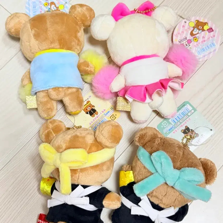 [BUNJANG] Rilakkuma Korilakkuma Chairoikoguma Cheerleader Set Bundle / 리락쿠마 코리락쿠마 챠이로이코구마 응원단 치어리더 세트 일괄