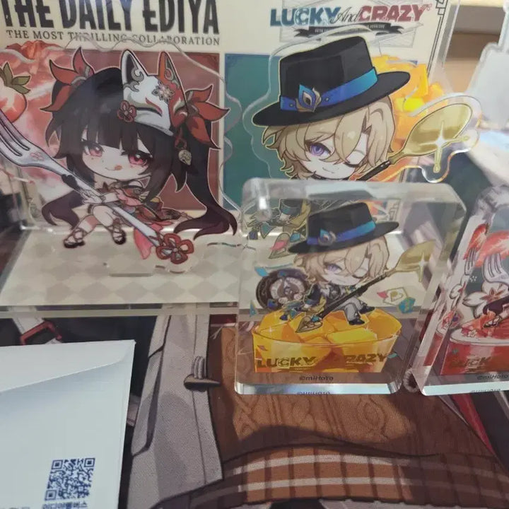 [BUNJANG] Honkai Star Rail Ediya Collaboration Limited Edition Acrylic Set / 붕괴 스타레일 / 붕스 이디야 콜라보 한정판 MD 아크릴세트