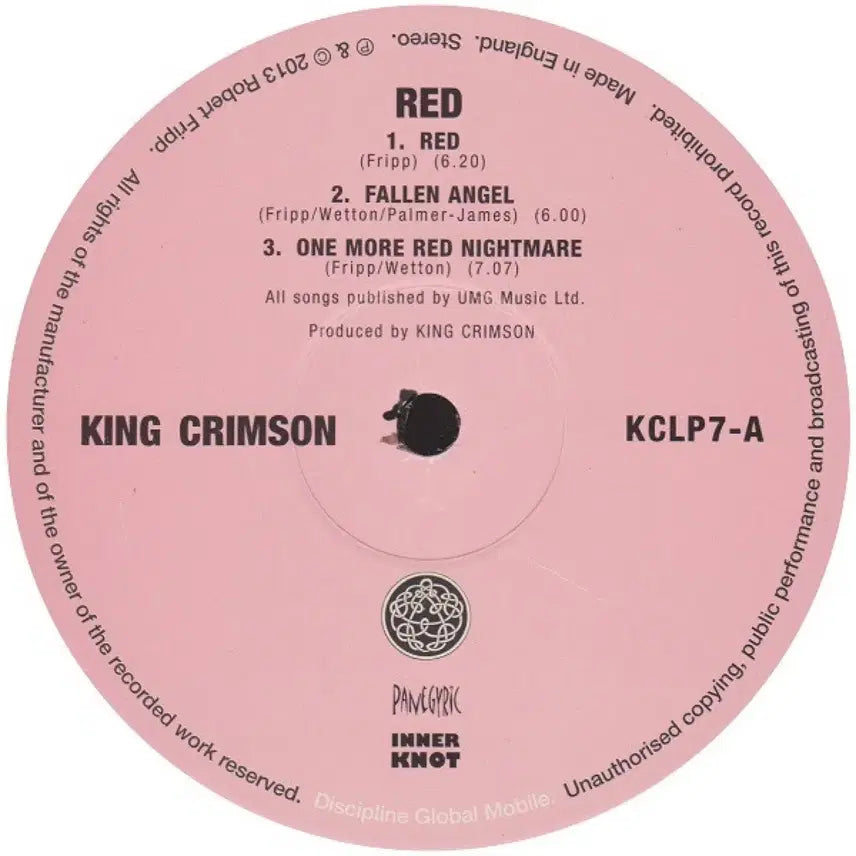 [BUNJANG] King Crimson Red LP Vinyl / King Crimson Red LP 2013년