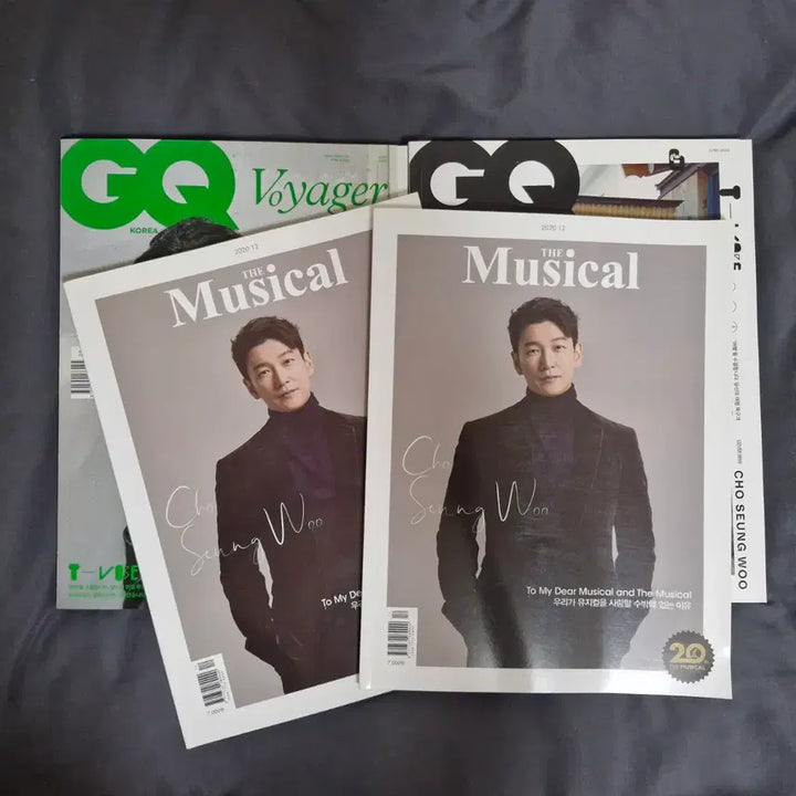 [BUNJANG] Cho Seung-woo "The Musical" &amp; GQ Magazine Bundle / 조승우 잡지 GQ 더 뮤지컬 일괄