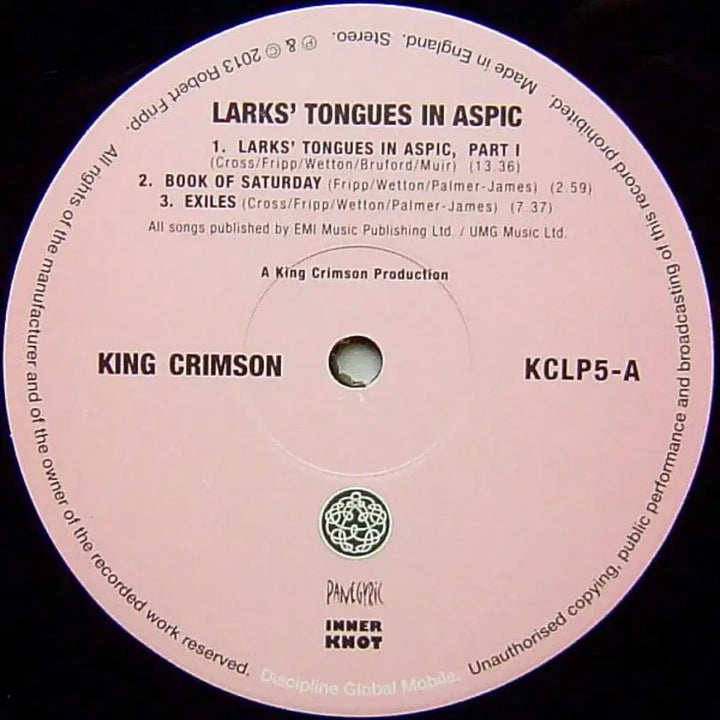 [BUNJANG] King Crimson Larks&