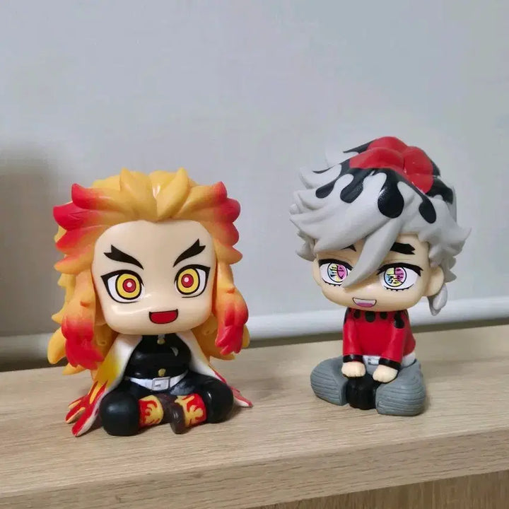 [BUNJANG] Demon Slayer Kyojuro &amp; Douma Figure Set / 귀멸의 칼날 피규어 쿄주로&amp;도우마 세트