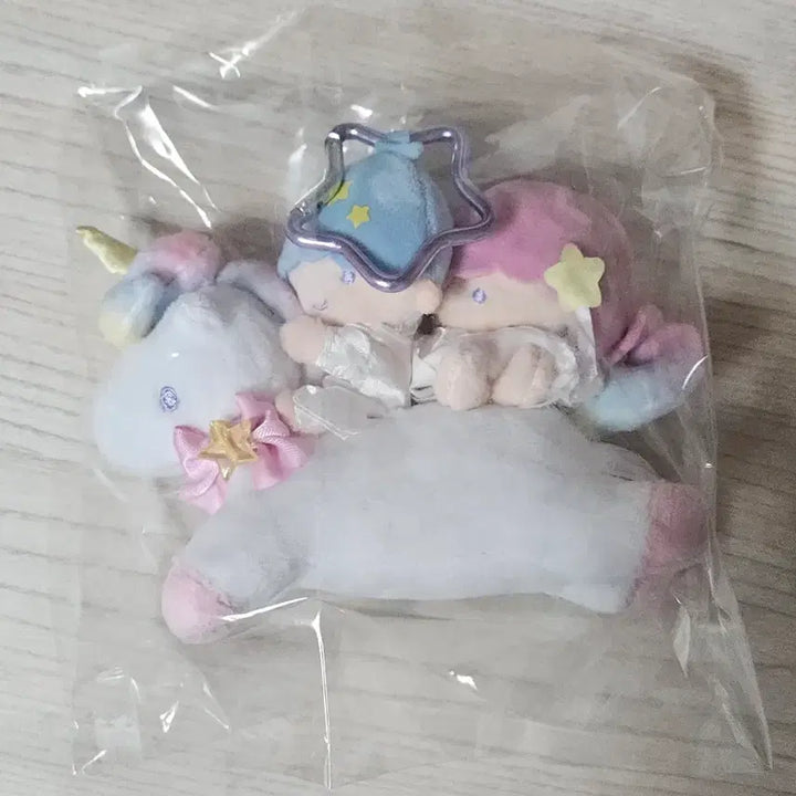 [BUNJANG] Sanrio Little Twin Stars Kiki Lala Unicorn Dreamy Journey Mascot Plush / 택포 4.0) 산리오 리틀트윈스타 키키라라 유니콘 dramy journey 마스코트 인형