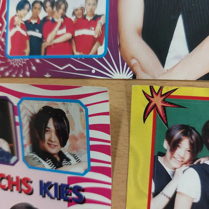 [BUNJANG] Sechs Kies (젝스키스) Vintage Stationery Stickers Bundle Set / 젝키(젝스키스) 문방구 고전 스티커
