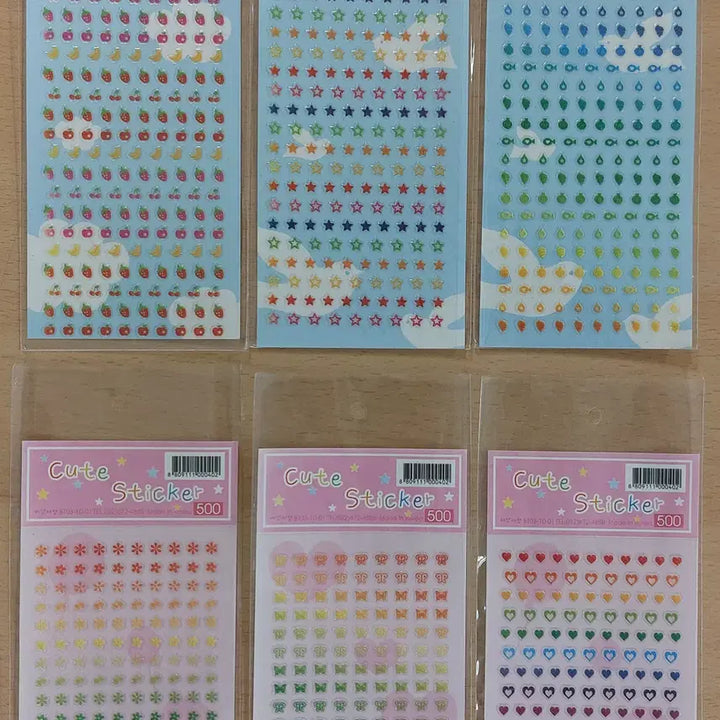 [BUNJANG] Vintage CUTE Sticker Set / 고전 CUTE 스티커