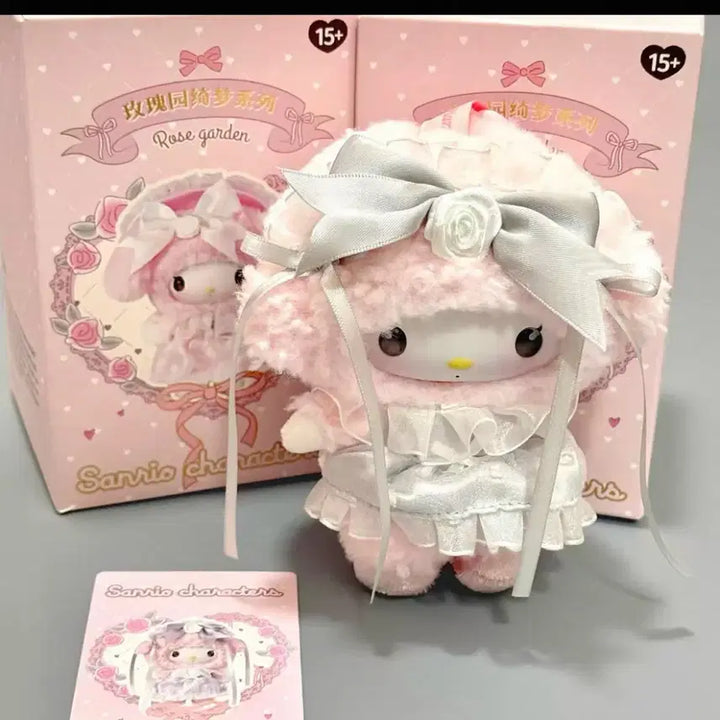 [BUNJANG] Sanrio My Sweet Piano Rose Garden Plush Dolls (Set of 2) - New / 산리오 마이스위트피아노 로즈 가든 인형 2개 새상품