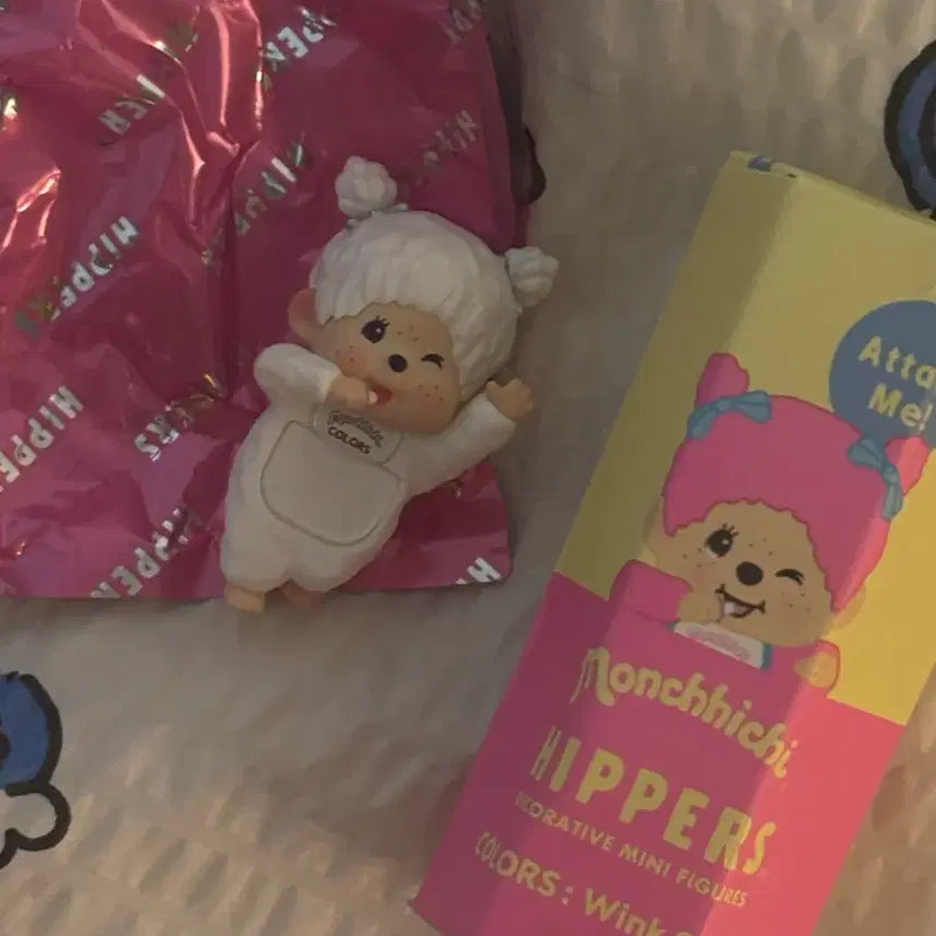 [BUNJANG] Monchhichi Hipper Wink Series Secret White / 몬치치 히퍼 윙크 시리즈 / 시크릿 화이트