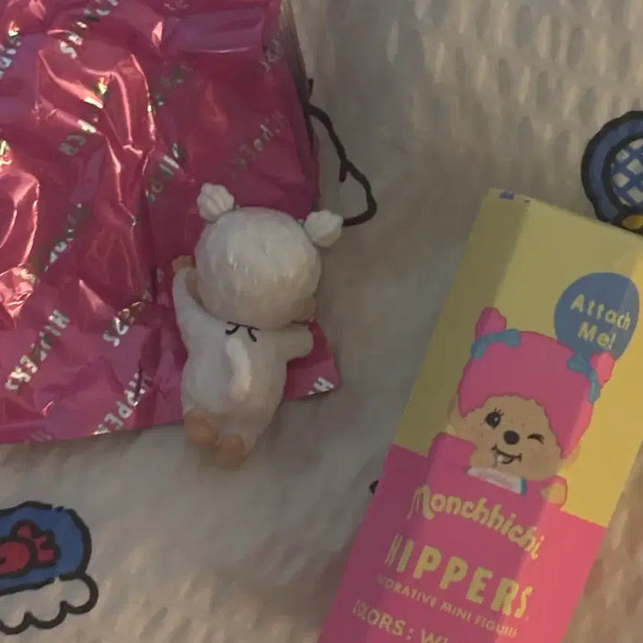 [BUNJANG] Monchhichi Hipper Wink Series Secret White / 몬치치 히퍼 윙크 시리즈 / 시크릿 화이트