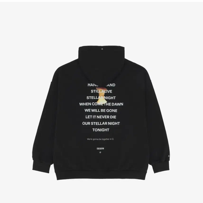 [BUNJANG] Park Hyo Shin A&amp;E Concert MD Black A-Zip Up Hoodie / 박효신 A&amp;E콘서트 MD 블랙 에이-집업 후디