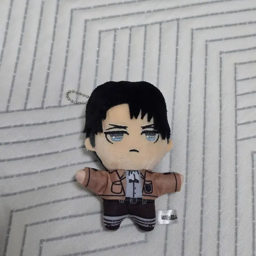 [BUNJANG] Attack on Titan Levi Ackerman Chokonto Nuigurumi Plush / [새상품] 진격의거인 진격거 리바이 인형 리바이 쵸콘토 누이구루미 정품