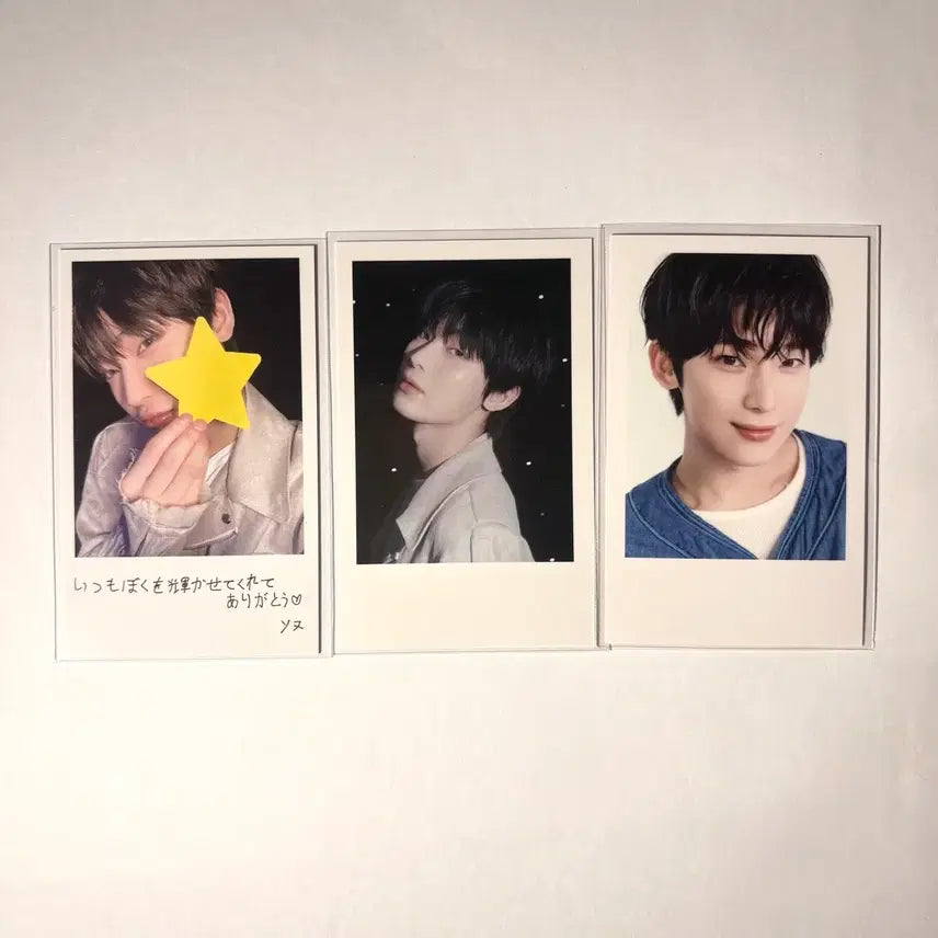 [BUNJANG] ENHYPEN Sunoo YOI Polaroid Photocard Bundle Set / 엔하이픈 선우 요이 YOI 폴라로이드 폴라 포카 3장 일괄