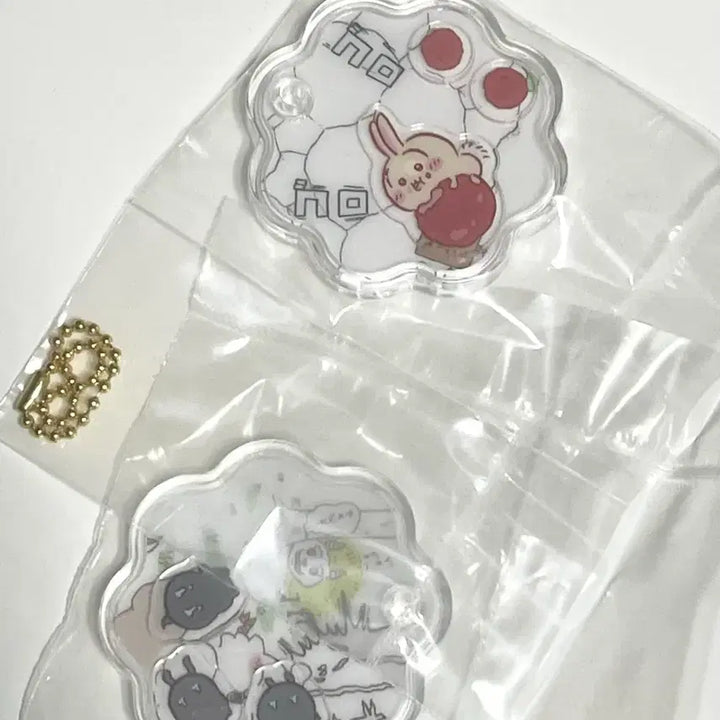 [BUNJANG] Bunny "Shaka Shaka" Acrylic Keychain Bundle Set / 일괄) 먼작귀 샤카샤카 아크릴 우사기/모브
