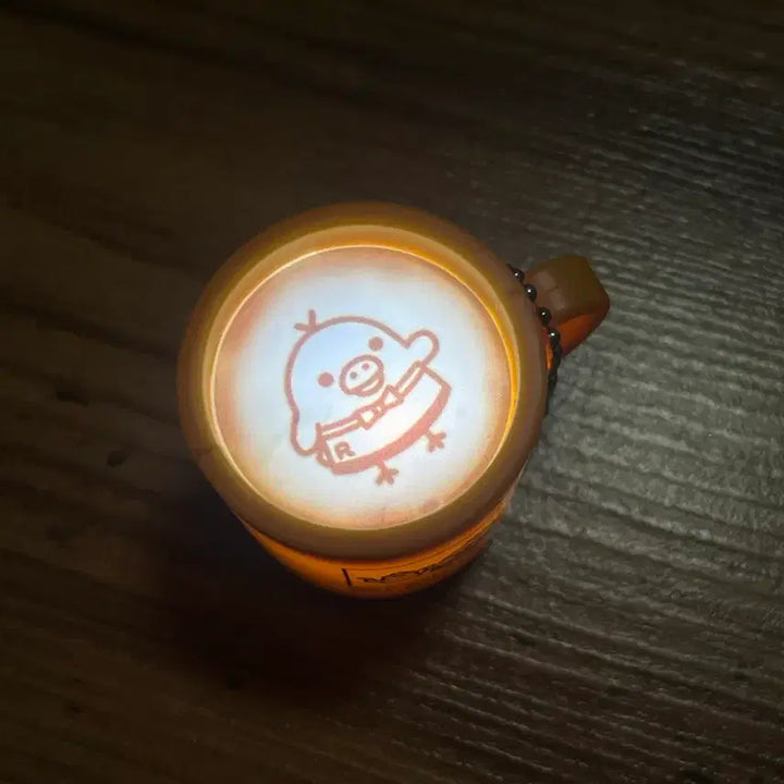 [BUNJANG] San-X Rilakkuma Kiiroitori Mug Cup Charm / 산엑스 리락쿠마 키이로이토리 머그컵 커피 라떼 라이트 키링