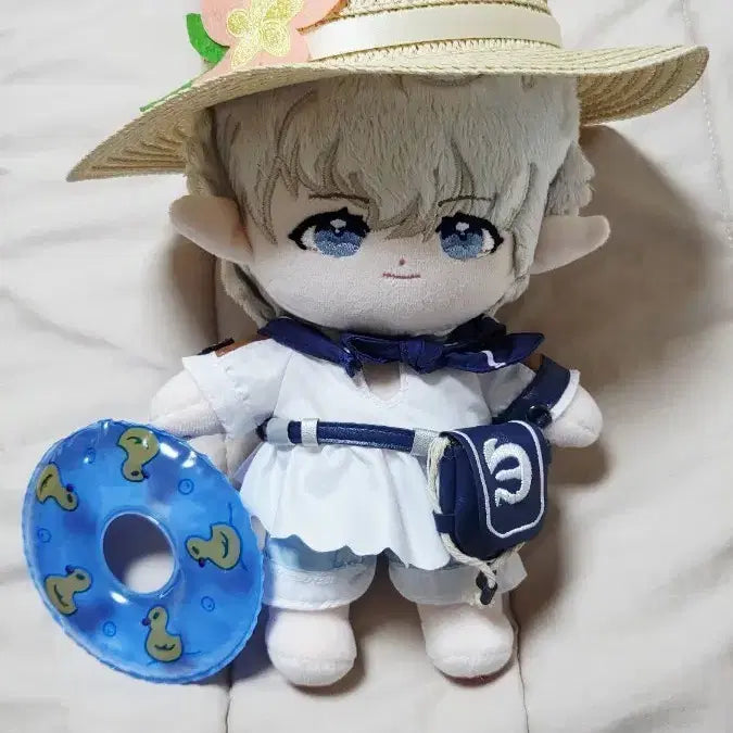 [BUNJANG] 20cm Cotton Doll Clothes Set - Sailor Shirt Outfit / [20cm 솜인형옷] 파판14 선원의 셔츠 세트