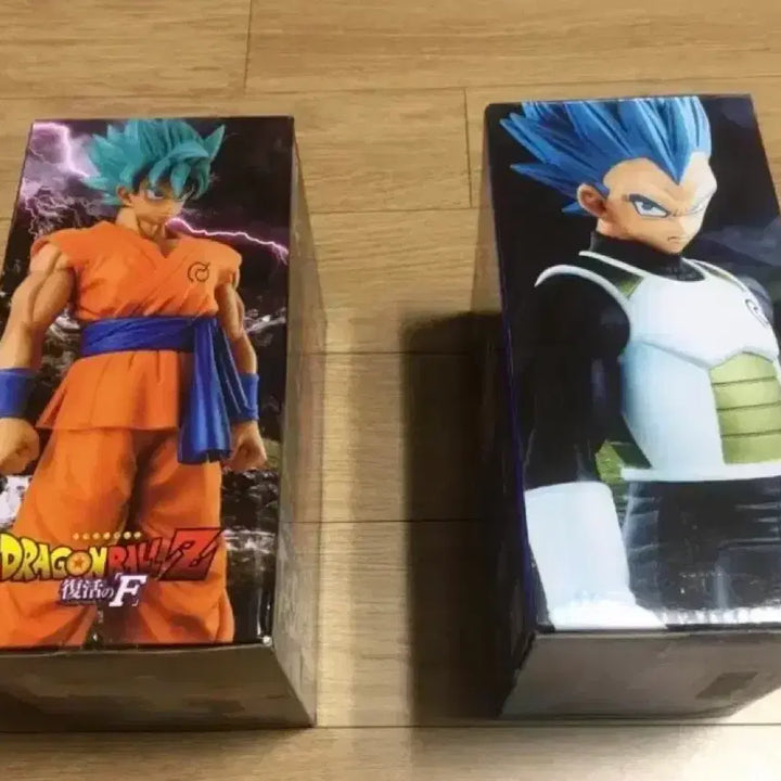 [BUNJANG] Dragon Ball MSP Frieza Resurrection Super Saiyan God SS Goku &amp; Vegeta Bundle Set / 드래곤볼 MSP 부활의 F-슈퍼사이어인 블루 손오공, 블루 베지터(2종 일괄) [반프레스토 정품]