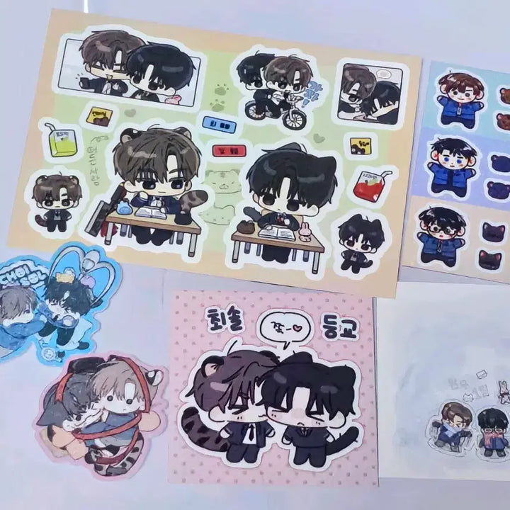 [BUNJANG] Gwedamchulgeun/Gwedal CHOI SOL CHOI YOWON KIM SOLUM Sticker Bundle Set / 괴담출근 괴출 재관국 최솔 최요원 김솔음  스티커 일괄