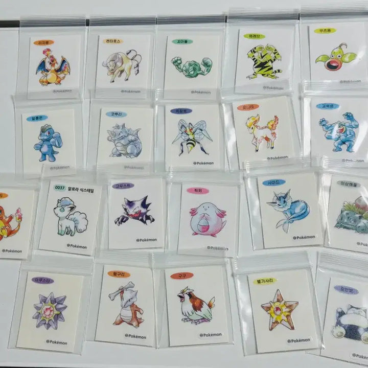 [BUNJANG] Pokemon 30th Anniversary Sticke Seal Bundle Set / 포켓몬 30주년 + 아트 띠부씰 일괄