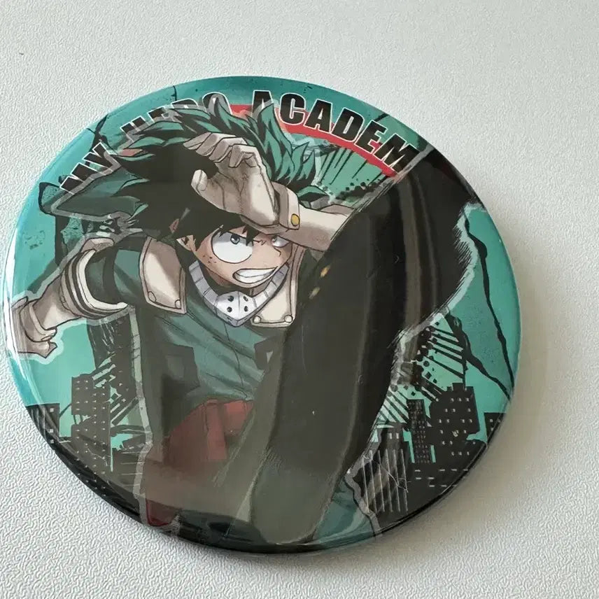 [BUNJANG] My Hero Academia Izuku Midoriya Big Can Badge Jump Shop / 히로아카 나히아 미도리야 빅캔뱃지 점프샵