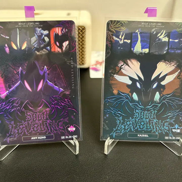 [BUNJANG] Solo Leveling Card Bundle Set: UR Ant King Kaisel + SR/Promo Cards / 나 혼자만 레벨업 카드 일괄 판매 UR 개미왕 카이셀 + SR/프로모