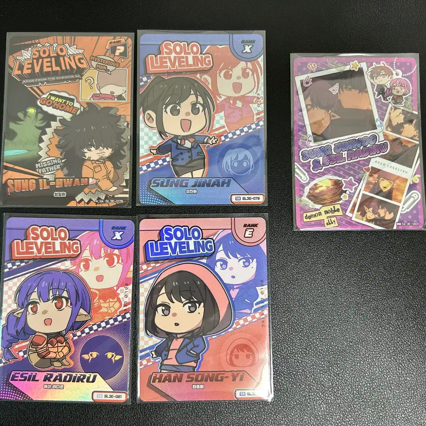 [BUNJANG] Solo Leveling Card Bundle Set: UR Ant King Kaisel + SR/Promo Cards / 나 혼자만 레벨업 카드 일괄 판매 UR 개미왕 카이셀 + SR/프로모