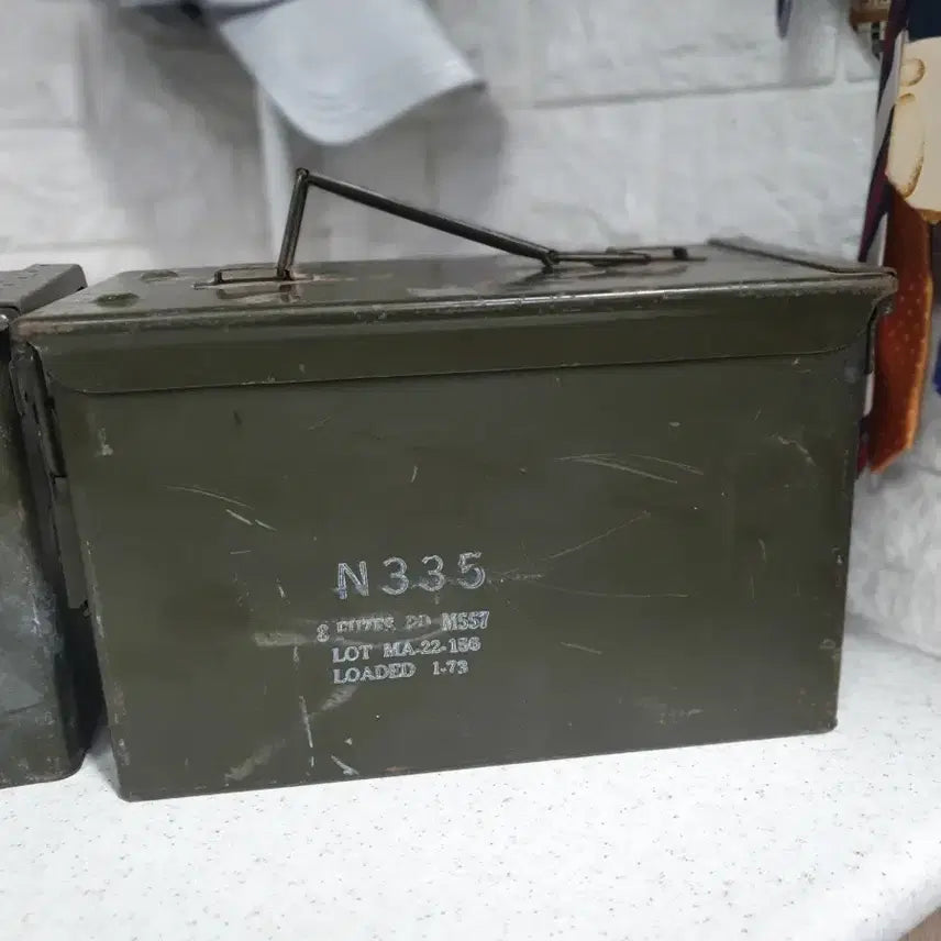 [BUNJANG] Vintage US Military Ammunition Can (Set of 2) / 미군빈티지 탄약통 N335(2개)개당3만원
