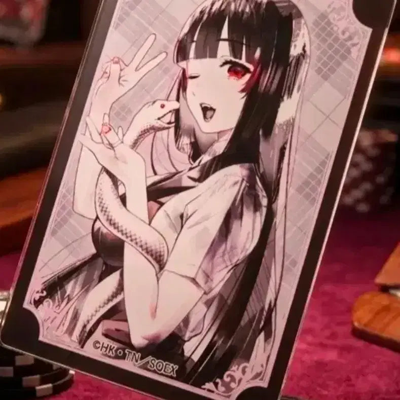 [BUNJANG] Kotobukiya Kakegurui Yumeko Jabami Figure / 개봉 전시) 코토부키야 카케구루이 쟈바미 유메코 피규어+한정판 아크릴