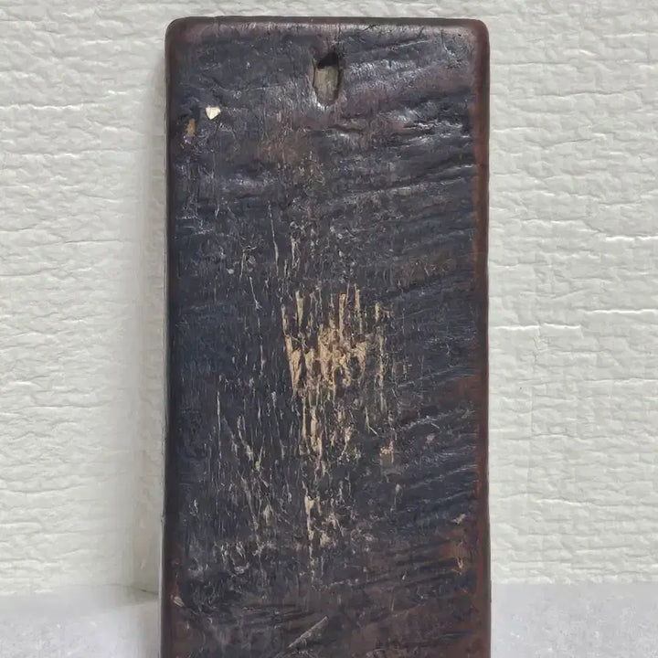 [BUNJANG] Antique Joseon Dynasty Woodblock Stamp (Neunghwapan Sijeonjipan) / 옛날 능화판 시전지판  명문판 목판본조선목판