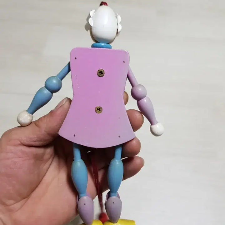 [BUNJANG] European Antique Wooden Articulated Doll Toy / 유럽골동 나무 인형 움직이는 장난감