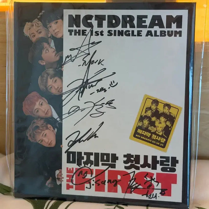 [BUNJANG] NCT DREAM Last First Love First Single Album Signed Edition / <희귀> NCT DREAM 첫 싱글 앨범 마지막 첫사랑 친필 사인반 앨범
