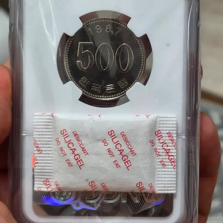 [BUNJANG] 1987 500 Won Coin Graded MS65 / * 1987년 500주  65등급